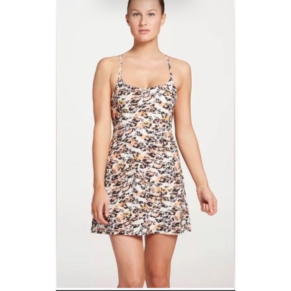 Ladies Performance Calia by Carrie Underwood Animal Print MIDI‎ Dress NWT